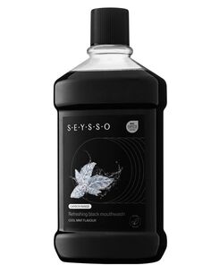 Жидкость для полоскания рта SEYSSO Carbon Refreshing Black, 500 мл