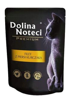 Влажный корм для кошек Dolina Noteci Filet z Piersi Kurczaka, 85 гр