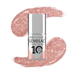 Гибридный лак для ногтей Semilac Limited Edition, 458 Sparkling Rose