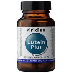 Препарат, укрепляющий зрение Viridian Luteina Plus, 30 шт