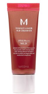 ВВ крем для лица Missha M Perfect Cover BB SPF42 PA+++, 21 Light Beige