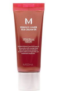 ВВ крем для лица Missha M Perfect Cover BB SPF42 PA+++, 25 Warm Beige