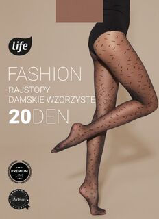 Колготки Life Fashion Nero Kreseczki 20 DEN, 3