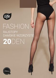 Колготки Life Fashion Nero Trzy Kropki 20 DEN, 3