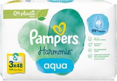 Влажные салфетки Pampers Aqua Harmonie, 144 шт