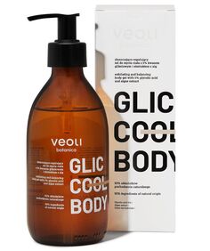 Гель для душа и ванны Veoli Botanica Glic Cool Body, 280 мл