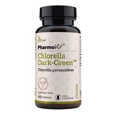 Препарат для очищения организма Pharmovit Chlorella Dark-Green, 180 шт