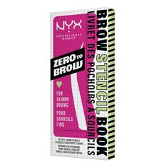 Шаблон бровей Nyx Zero To Brow Thin Brow, 4 шт