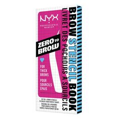 Шаблон бровей Nyx Zero To Brow Thick Brow, 4 шт