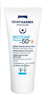 Крем-краска с фильтром для лица Isispharma Neotone Prevent SPF50+, 02 Medium Light