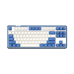 Механическая игровая проводная клавиатура Varmilo Sword 2-87, EC V2 Sakura, синий/белый, английская раскладка