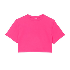 Футболка Victoria&apos;s Secret Pink Base Stretch Crop Baby, розовый