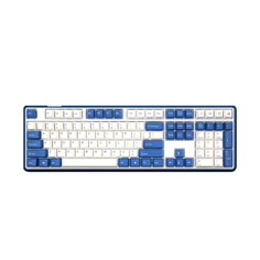 Механическая игровая проводная клавиатура Varmilo Sword 2-108, EC V2 Ivy, синий/белый, английская раскладка