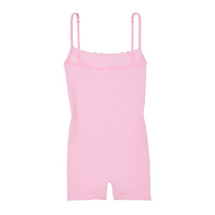 Комбинезон Victoria&apos;s Secret Pink Wink Seamless Rib Lace-trim, розовый