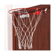 Баскетбольное кольцо на дверь Баскетбольное кольцо 45 см с сеткой Кольцо с сеткой ABSOLUTE CHAMPION, Бело-красный