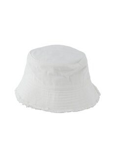 Женская шляпа-ведро Pieces, белый