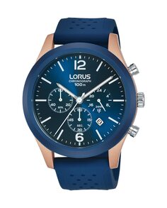 Мужские силиконовые часы Sport man RT353HX9 с синим ремешком Lorus, синий