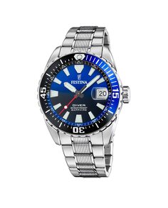 F20669/5 The Originals мужские часы из серебряной стали Festina, серебро