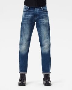 Мужские узкие синие джинсы BCI из хлопка G-Star Raw, синий