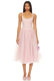 Платье Free People x Intimately FP Let&apos;s Talk Tutu Slip In Fallen Rose, цвет Fallen Rose