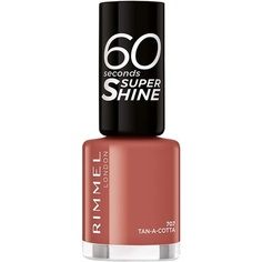 Лак для ногтей London 60 Seconds Super Shine 707 Tan A Cotta 8 мл, Rimmel