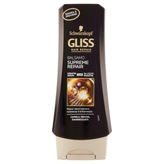 Gliss Supreme Repair Кератиновый кондиционер для поврежденных и сухих волос 200мл, Testanera