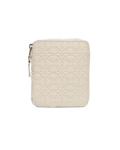 Кошелек Comme des Garçons Star Embossed Zip Fold, белый