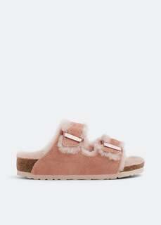 Сандалии Birkenstock Arizona Shearling, бежевый