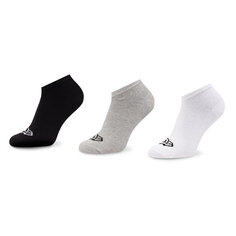 Носки New Era FlagSneaker, 3 шт, серый/черный/белый