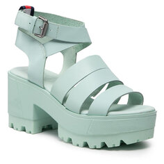 Сандалии Tommy Jeans HeeledLeather Sandal, синий