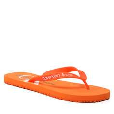 Шлепанцы Calvin Klein Jeans BeachSandal Monogram, оранжевый