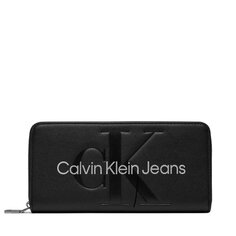 Кошелек Calvin Klein Jeans SculptedMono Zip, черный