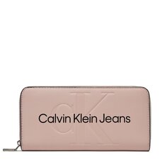 Кошелек Calvin Klein Jeans SculptedMono Zip, розовый