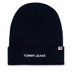 Шапка Tommy Jeans LinearLogo, темно-синий