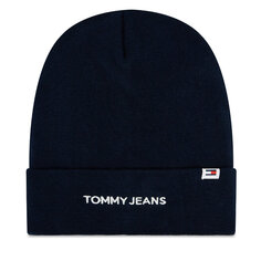 Шапка Tommy Jeans LinearLogo, темно-синий