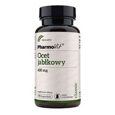 Препарат, способствующий снижению веса Pharmovit Ocet Jabłkowy 400 mg, 90 шт