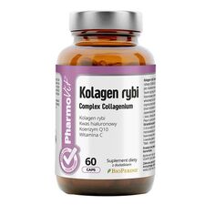 Препарат, укрепляющий суставы и улучшающий состояние кожи, волос и ногтей Pharmovit Clean Label Kolagen Rybi Complex Collagenium, 60 шт