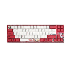 Механическая игровая проводная клавиатура Varmilo Koi 68, EC V2 Ivy, красный/белый, английская раскладка