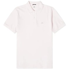 Рубашка-поло C.p. Company 24/1 Piquet Resist Dyed, светло-розовый