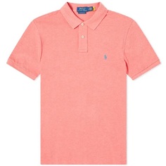 Рубашка поло Polo Ralph Lauren Custom Fit, розовый