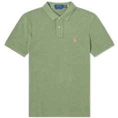 Рубашка поло Polo Ralph Lauren Custom Fit, зеленый