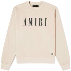 Свитшот Amiri Core Logo Crew, бежевый