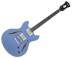 Электрогитара D&apos;Angelico Excel DC Tour Electric Guitar - Slate Blue D`Angelico