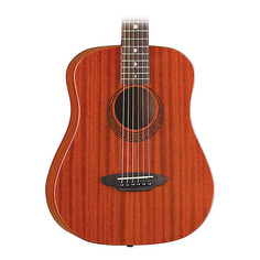 Акустическая гитара Luna Safari Series Muse Mahogany 3/4-Size Travel Acoustic Guitar - Natural