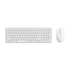 Комплект периферии Rapoo 9300S (клавиатура + мышь), беспроводной, белый
