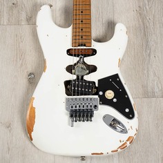 Электрогитара EVH Frankie Relic Series Guitar, Maple Fretboard, Relic White