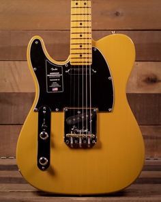 Электрогитара Fender American Professional II Telecaster Left-Hand, Maple Fingerboard, Butterscotch Blonde