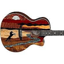 Акустическая гитара Luna Vista Stallion Tropical Wood Acoustic-electric Guitar - Gloss Natural, Help Support Small Business &amp; Buy It Here !