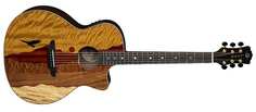 Акустическая гитара Luna Vista Eagle Tropical Wood Acoustic Guitar w/Preamp and Case