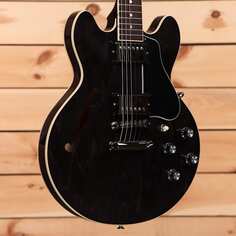 Электрогитара Gibson ES-339 - Transparent Ebony - 221930074 - PLEK&apos;d
